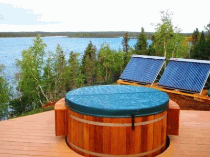 Solar Powered Hot Tub