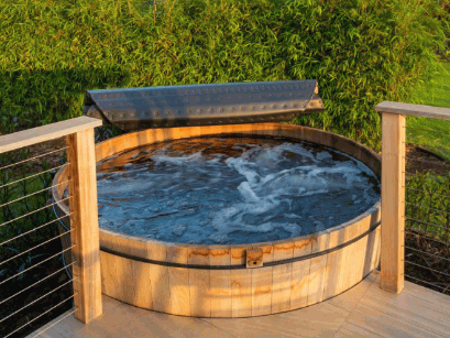 hot tub on solar power